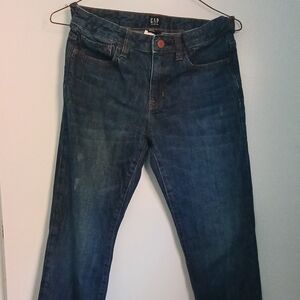 GAP Dark Wash Girlfriend Kids Jeans